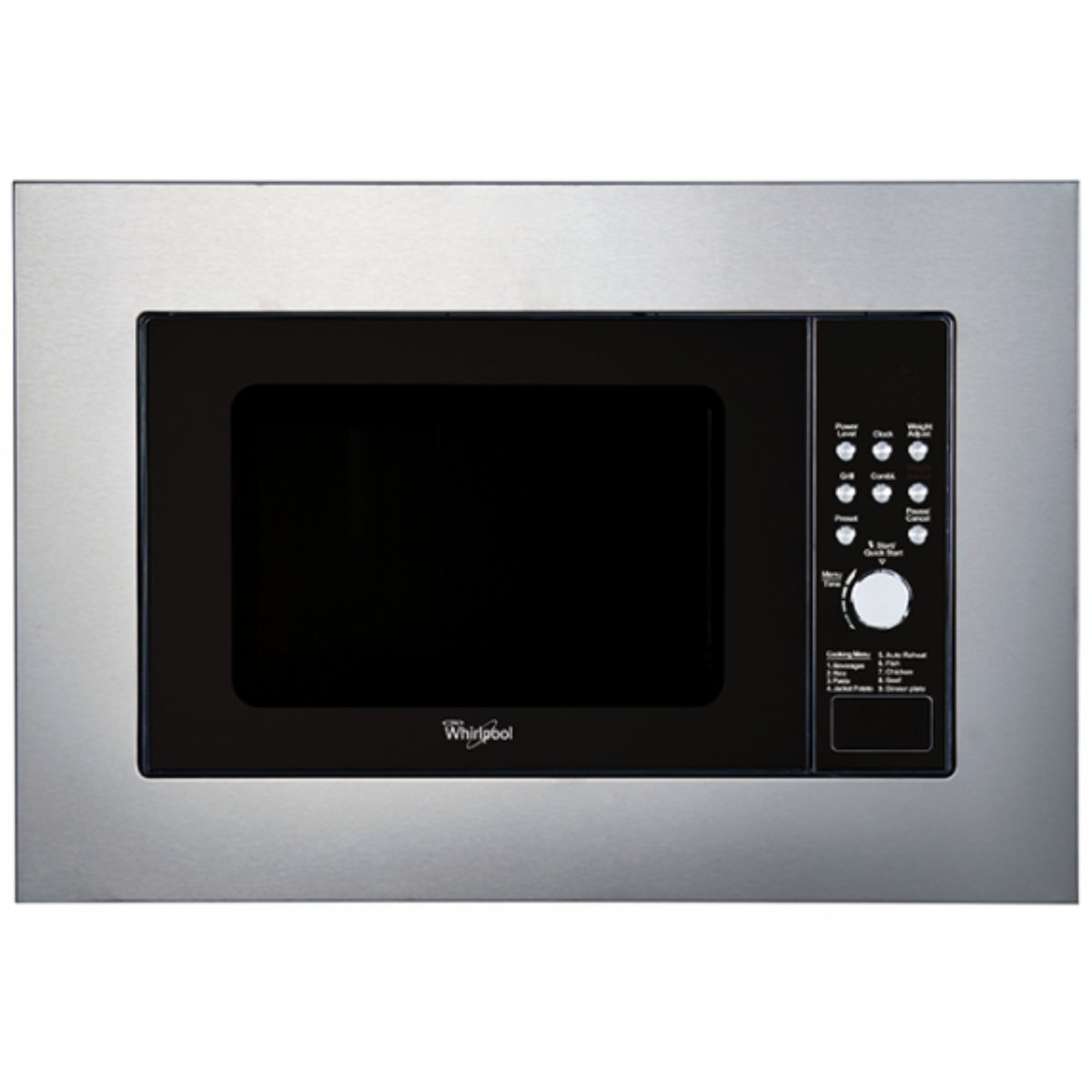 WHIRLPOOL 惠而浦 CB2069/IX 嵌入式微波爐：20公升，700W燒烤，LED電子控制